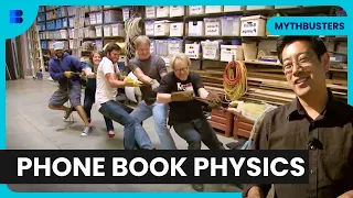 Phone Book Tug of War - Mythbusters - S05 EP07 - Science Documentary