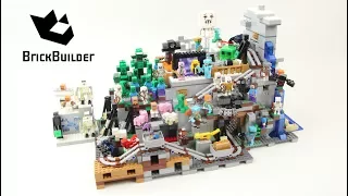 All Minecraft Minifigures with 21137 The Mountain Cave - Brick builder for Collectors