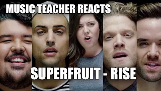 Music Teacher Reacts: SUPERFRUIT - Rise