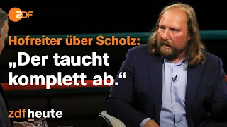 Hofreiter gibt Kanzler Scholz die Schuld für den Ampel-Zoff | Markus Lanz vom 23. August 2023