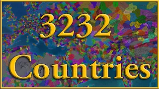 I Made Every Province a Country in EU4 - AI Only Timelapse