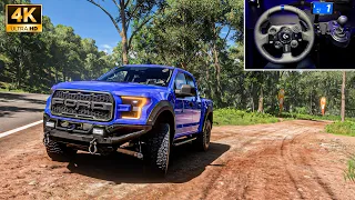 Ford F-150 Raptor off roading - Forza Horizon 5 (Steering Wheel + Shifter) Gameplay