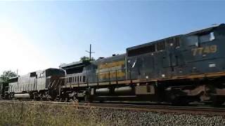 Eastbound NS 36Q With UP Leading 2 Ex-CSX Units