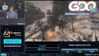 GDQx 2019 - Sekiro: Shadows Die Twice in 26:20 (w/ Twitch chat)