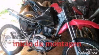 Bros com roupa de crf 230