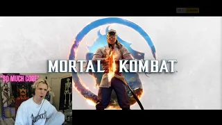 xQc reacts to Mortal Kombat 1 Trailer