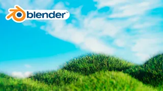 Blender для начинающих : Создание сцены с Травой