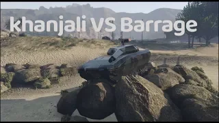 GTA Online - Khanjali Tank VS Barrage - Armour, Offroad Test