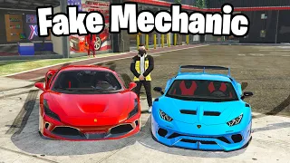 Stealing Cars as a Fake Mechanic in GTA 5 RP
