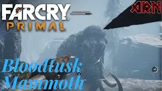 Far Cry Primal - Bloodtusk Mammoth boss fight on (EXPERT) No Damage