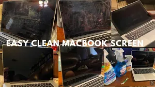 Cleaning screen on a 2012-2015 MacBook Pro Retina Display