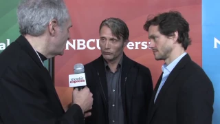 Hannibal's Mads Mikkelsen & Hugh Dancy Talk w/ Ross Crystal