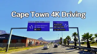 [4K] Cape Town 4K Driving N1 expressway  From Cape gate to Down Town, CBD