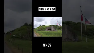WW2 THEN AND NOW NORMANDY #ww2 #history #shorts