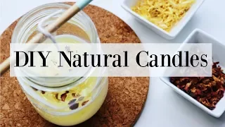 How to Make Candles with Essential Oils - Homemade Summer DIY♡ NaturallyThriftyMom