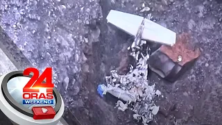 Debris ng Cessna plane, natagpuan malapit sa crater ng Bulkang Mayon | 24 Oras Weekend