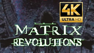 (4K) The Matrix Revolutions - Финальная битва! Нео против Смита (2003) Матрица: Революция (RUS).