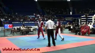 WAKO Kickboxing EC 2010: LC -89kg Gruber(SUI) vs Gabbasov(RUS)