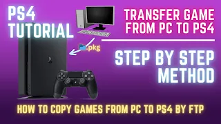 Easy 5 step to transfer PS4 games From PC with FTP | #ps4 #ftpgame #diy