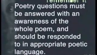 Communicating through and about Poems