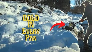 Winter gold panning in Mission Creek: How I found gold on a cold day