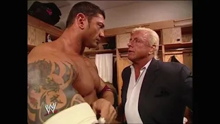 Batista & Ric Flair Backstage: Raw, May 23, 2005