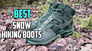 Top 7 Best Snow Hiking Boots Review in 2023 -  See This Before You Buy