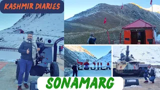 Sonamarg Kashmir| Vlog| Zojila Pass| Baltal| Zero Point Sonmarg| Baba Barfani Temple|The Vista Hotel