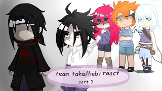 Team taka/hebi react to the future [Itachi]|| rus/eng🇷🇺🇺🇸|| part 2!!•gacha react