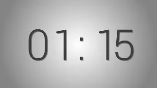 1 Minutes 15 seconds countdown Timer - Beep at the end | Simple Timer (one min fifteen sec)