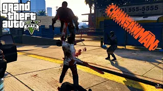 GTA 5 - Chainsaw Man Mod Gameplay | GTA 5 MODS