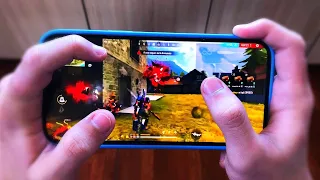 iPhone 12 Unboxing and Free Fire gaming test⚡️ || 3 finger crazy costom HUD