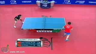 2013 Kuwait Open WS SF: ZHU Yuling CHN - LIU Shiwen CHN