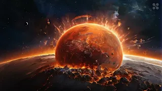 Orange Meteorite #meteorite #apocalypse #ai