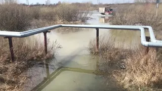 Паводок в Северо - Казахстанской области 28.04.2021