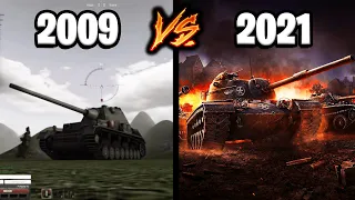 Evolution of World of Tanks - From 2009 to 2021