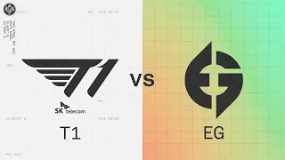 T1 vs. EG | 2022 MSI Rumble Stage Day 4 | T1 vs. Evil Geniuses