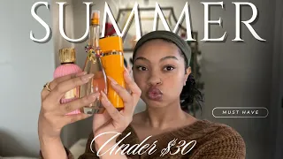 10 AFFORDABLE SUMMER PERFUMES UNDER $30!