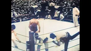 Jack Johnson v Tommy Burns(1908) | AI Enhanced [HD] | Colorized | Heavyweight Championship