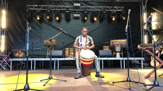 Petit Adama Diarra Djembekan ⎮Africa Night Mali Unite ⎮ Vilnius 2019 ⎮ Afrikos būgnai