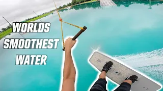 WORLDS SMOOTHEST WATER! - WAKEBOARDING