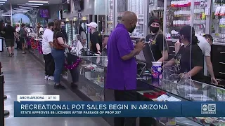 Recreational pot sales begin in Arizona