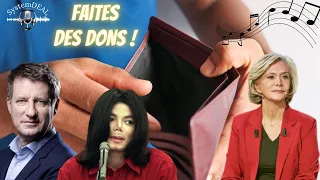 FAITES des #DONS à #PECRESSE ET #JADOT #Presidentielle2022 #MACRON #LEPEN #MichaelJACKSON #Parodie