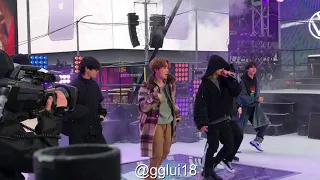 191231 BTS Make It Right + Boy With Luv Rehearsal | New Year's Rockin' Eve Times Square NYC