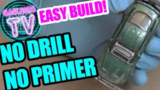 No Drilling Bottom of Hotwheel, No Priming | How to make an EASY Gasland car!