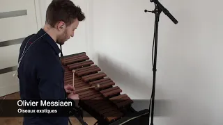 Xylophone orchestral excerpt- Olivier Messiaen - Oiseaux exotiques