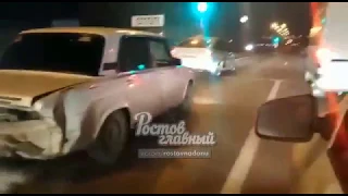 Погоня в Ростове, таксист помог ДПСнику