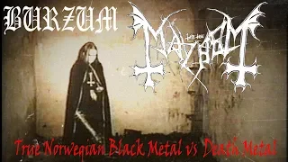 Как Euronymous (Mayhem) и Varg (Burzum) объявляли войну Death Metal (Morbid Angel, Death, Carcass)