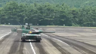 【HD】Type 10 tank prototype demonstration (Japanese new MBT)