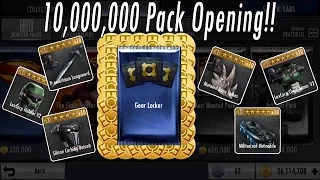 OPENING 10 MILLION POWER CREDITS/COINS OF GEAR LOCKER PACKS –BUYING/SHOWING ALL INJUSTICE GEAR CARDS